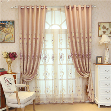 Modern luxury embroidered blackout window curtains for living room high quality elegant curtains for bedroom High Shading70%-90% 2024 - buy cheap