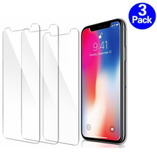 Cristal templado transparente frontal y trasero para iPhone, Protector de pantalla 9H HD de 0,26mm para iPhone X XS Max 11 Pro Max 6 6S 7 8 Plus 5 5S SE, 3 unidades 2024 - compra barato