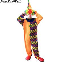 Wholesale Europe Carnival Masquerade Cosplay Party Costume in Halloween Party Adult Clown Costume Holiday Variety Clown Costume 2024 - buy cheap