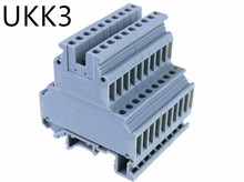 10PCS UKK3 double terminal double lugs of flame retardant materials Connector 2024 - buy cheap