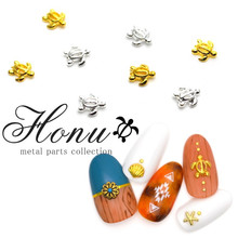 50pcs/pack Japan Korea New Nail Art Ocean Tortoise Honu Metal Jewelry Accessories Collections for Women Nail Polish DIY 2024 - buy cheap