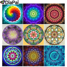 DIAPAI Full Square/Round Drill 5D DIY Diamond Painting "Religious Mandala" 3D Embroidery Cross Stitch 5D Decor Gift 2024 - buy cheap