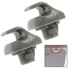 New 2Pcs Sun Visor Clip 88217S01A01ZA for Honda 98-07 Accord 96-04 Civic 07-11 CR-V 03-05 Element 2024 - buy cheap