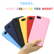 Silicone Case For Huawei Y5 2018 Case Huawei Y5 Lite 2018 DRA-LX5 Candy Color Soft TPU Phone Cover For Huawei Y5 Y 5 Prime 2018 2024 - buy cheap