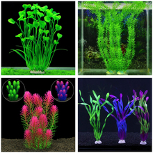 Beautiful Artificial Aquarium Plants Decoration Fish Tank Water Plant Grass Ornament Plastic Decor About 10cm-40cm 2024 - buy cheap