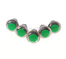 Green Hole 12mm 2 Pin SPST OFF-(ON) 3A 125VAC NO Momentary Push Button Switch 2024 - buy cheap
