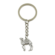 New Hot Men Key Ring Metal Key Chain Keychain Gift Jewelry Silver Color Desert Camel Pendant Great Promotion 2024 - buy cheap