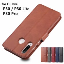 AZNS-Funda de cuero PU para Huawei P30 Lite, funda con tarjetero, BILLETERA, P30, P30Pro Pro 2024 - compra barato