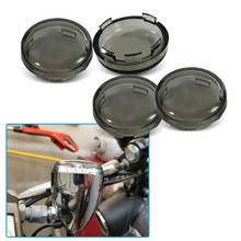 4pcs Turn Signal Light Indicator Lens Cover fit for  Sportster 1200 883 Dyna Heritage Softail Electra Glide Accessories 2024 - buy cheap