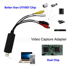 USB 2.0 Audio New Video DVD VHS Record Capture Card Converter PC Adapter with Audio Real AMT630A Chip 1080P Car Camera 2024 - buy cheap