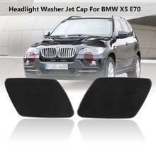 Car Front Left & Right Headlight Washer Jet Spray Nozzle Cap Cover For BMW X5 E70 51657199141 51657199142 2024 - buy cheap