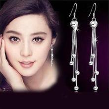 100% 925 Sterling Silver Fashion Female Long Tassels Drop Earrings For Women Jewelry No Fade Birthday Gift Drop Shipping 2024 - buy cheap