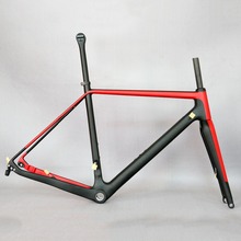 Seraph-Cuadro de bicicleta Ciclocross de fibra de carbono GR029, neumático BSA, pintura personalizada 2024 - compra barato