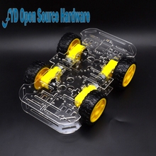 1set Motor Smart Robot Car Chassis Electronic Manufacture DIY Kit Speed Encoder Battery Box 4WD 4 Wheel Drive Car for arduino 2024 - buy cheap