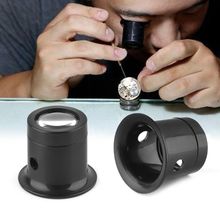 10X Monocular Glass Magnifier Watch Jewelry Repair Tools Loupe Lens Black Watch Magnifier 2024 - buy cheap