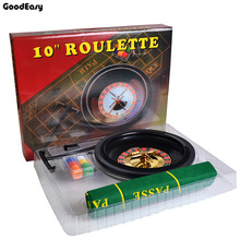 10'' Roulette Poker Chips Set Roulette & 60pcs Small Poker Chips & Table Cloth & Chips Collecting Rake Fun Leisure Borad Games 2024 - buy cheap
