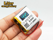 3,7 V 1200mAh 804040 polímero de litio LiPo pilas recargables de iones para Mp3 Mp4 Mp5 DIY PAD DVD E-book auriculares bluetooth 2024 - compra barato