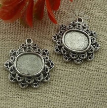 120 pieces tibetan silver frame charms 24x23mm #2177 2024 - buy cheap