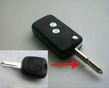 Carcasa de llave remota modificada para PEUGEOT 206 205 106, funda de 2 botones con mando a distancia de entrada sin llave 2024 - compra barato