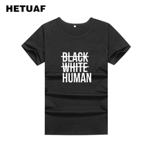 HETUAF Black White Human T-shirt Women Tops Harajuku Ulzzang Punk Rock T Shirt Women Hipster Summer Printed Tee Shirt Femme 2024 - buy cheap