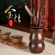 Kamjove calamander wood set tea folder cup clip kung fu tea set Ebony tea accessories 2024 - buy cheap