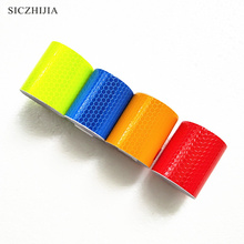 Safety reflective belt car sticker warning tape for Peugeot 206 207 208 301 307 308 407 2008 3008 4008 2024 - buy cheap