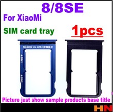 Soporte para tarjeta SIM, bandeja de ranura, contenedor, piezas de repuesto, para Xiaomi 8 8SE SE, 1 Uds. 2024 - compra barato
