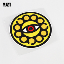 Yjzt adesivo decorativo cromático olho 12cm * 12cm dos desenhos animados adesivos de carro pvc acessórios 13-0482 2024 - compre barato