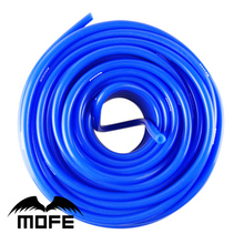Синий вакуумный силиконовый шланг Mofe для стайлинга автомобиля, силиконовая трубка, 15 м, внутренний диаметр: 6 мм 2024 - купить недорого
