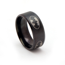 Новые винтажные дизайнерские кольца из нержавеющей стали шириной 8 мм для женщин, обручальные кольца черного и золотого цвета, ювелирные изделия, обручальные кольца 2024 - купить недорого