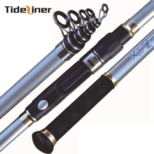 telescopic spinning fishing rod 2.1m 2.4m 2.7m 3.0m distance throwing surf carbon rod superhard fishing pole free shipping 2024 - buy cheap