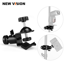 Photo Studio U Clip Clamp with Ball Head Bracket for Camera Flash Light Stand 2024 - buy cheap