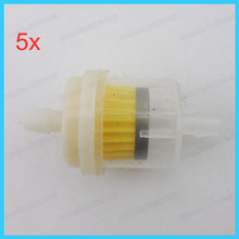 5pcs  Petrol Gas Fuel Filter For  Quad ATV  Motorcycle Moped Scooter pit dirt bikes 2024 - buy cheap