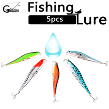 5PCS/lot 12 cm 12 g Fishing Lure Minnow Hard Bait with 2 Fishing Hooks Fishing Tackle Lure 3D Eyes Artificial Bait 2024 - buy cheap