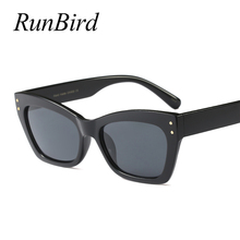 RunBird Vintage Sunglasses Women Cat Eye Luxury Brand Designer Sun Glasses Retro Small Red Ladies Sunglass Eyewear Oculos 5353 2024 - buy cheap