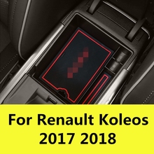 Car armrest box storage box central storage compartment compartment storage box Auto Accessories For Renault Koleos 2017 2018 2024 - buy cheap
