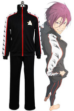 Fantasia cosplay grátis! -Iwatobi banho club matrin samezuka, jaqueta de uniforme japonês de anime para festa de dia das bruxas, cosplay 2024 - compre barato