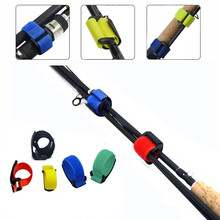 Sujetadores reutilizables para caña de pescar, cinta de sujeción para tirantes, gancho, lazo, cordón, cinturón, accesorios de pesca, 4 Uds. 2024 - compra barato
