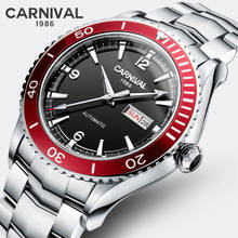 CARNIVAL Switzerland Classic Diving 50m Watches Automatic Self-Wind Mens Mechanical Watch Top Brand Luxury MIYOTA movement 2024 - buy cheap