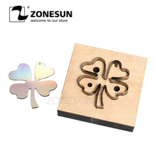 ZONESUN Clover Leather Cutting Die Papercraft Paper Art Leather Decoration Tool For Die Cutting Machine Diy Handicraft Cutter 2024 - buy cheap