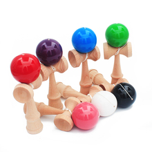 Large Size Kendama Ball PU Paint Diameter 8cm Wooden Toys Outdoor Sports Toy Ball Strings Professional Adult Toys Leisure Sports 2024 - buy cheap