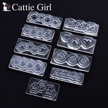 3D Acrylic Mold for Nail Art Decorations DIY Design Silicone Nail Art Templates Pattern manicure beauty Nails Art Cattie Girl 2024 - buy cheap