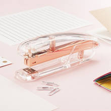 Rose Gold Stapler Edition Metal Manual Staplers 24/6 26/6 Include 100 Staples Office Accessories School Stationery Supplies 2024 - buy cheap