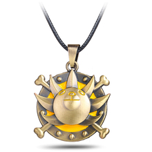 MJ Jewelry Anime One Piece Thousand Sunny Logo Bronze Pendant Necklace Cosplay Jewelry Gifts Accessories 2024 - buy cheap