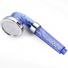Moderno Pressurizar Poupança De Água Chuveiros Rodada Handheld Anion SPA Banho de Chuveiro Spray de Água Filtro Acessórios Do Banheiro Bico 2024 - compre barato