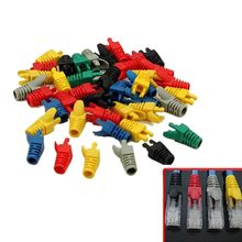 Red RJ45 extremos de Cable conector de clavija cubierta botas Cap Cat5 Cat6 seguridad RJ45 conector chaqueta 2024 - compra barato