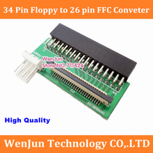 Новый 34 Pin флоппи интерфейс к 26 pin FFC FPC к PCB преобразователю платы адаптера -- 1 шт./лот 2024 - купить недорого