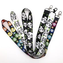 20/Lot Panda Neck Strap ID Card Key Lanyard Retail 2024 - buy cheap