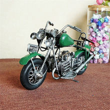 Hot! Handmade Metal motorcycle model Iron crafts boys birthday gift desk decoration pub/home decor 2024 - buy cheap