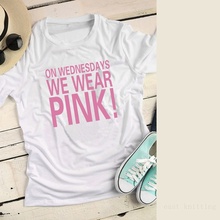 Camiseta de algodón grunge para niñas, camisa divertida con frase Tumblr, de moda, de color rosa, para el verano 2024 - compra barato